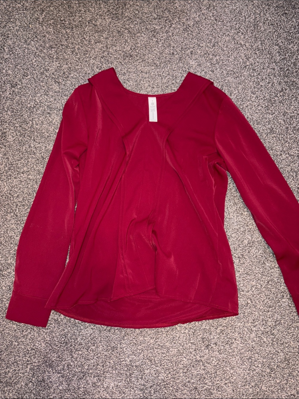 Marshalls Long-Sleeve Women's Top in Berry Red